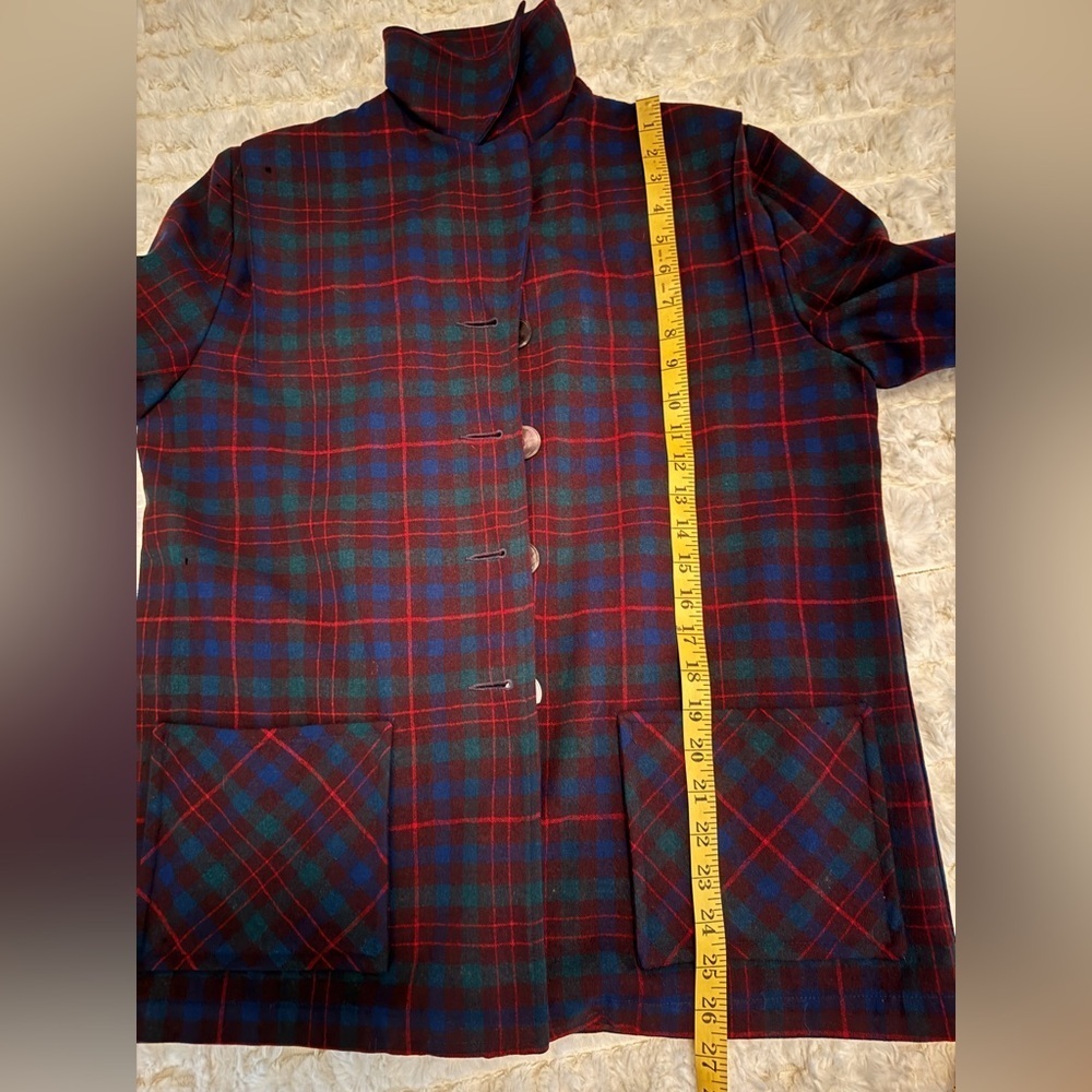 PENDLETON 1940's VINTAGE 50's Classic ORIGINAL 49er Jacket Tartan Plaid Wool M/L - Picture 14 of 16